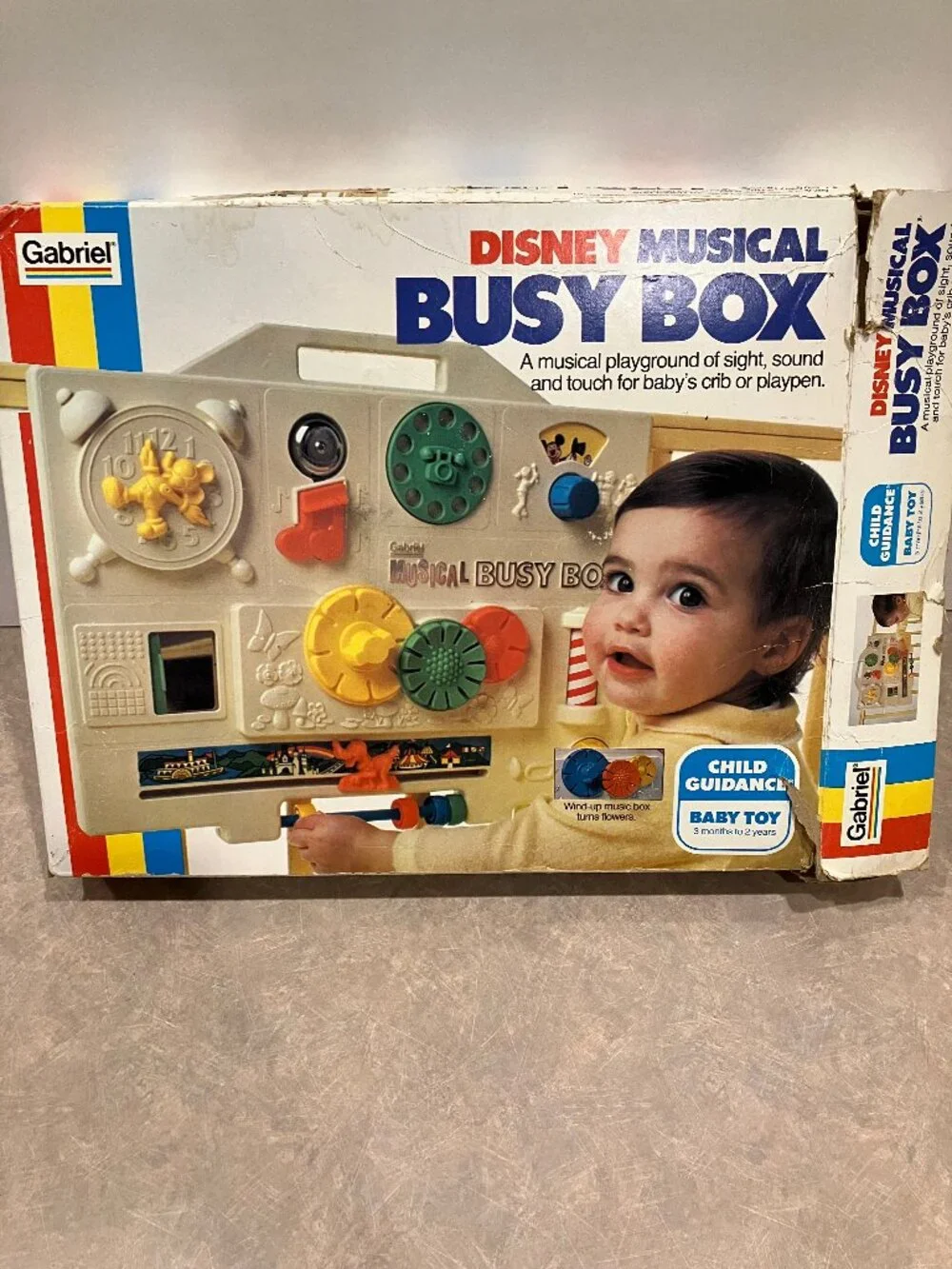 Vintage 1977 Gabriel Disney Baby Busy Board